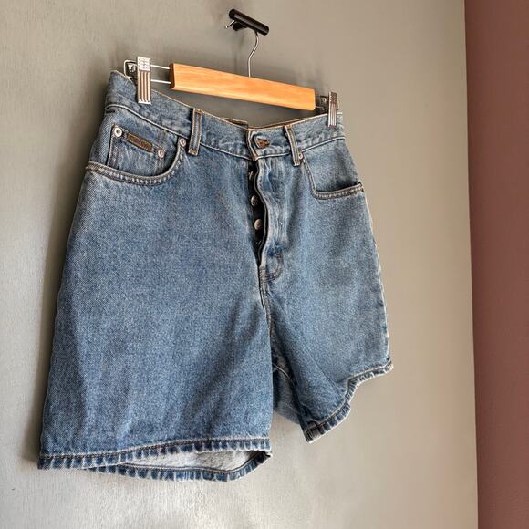 CK CALVIN KLEIN JEANS Women's 9 Button Fly Easy Fit Light Wash Denim Shorts - Picture 11 of 11